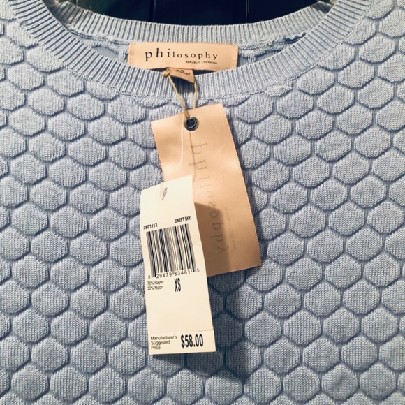 NWT Elbow Sleeves Cropped Sweater - Picture 2 of 6